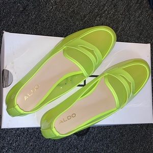 Neon loafers